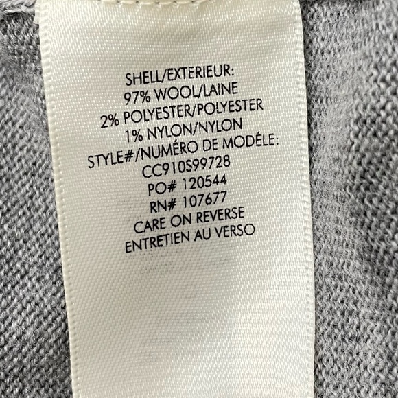 Alice + Olivia Grey Libbie Ruffled Pullover Sweater - Picture 8 of 9